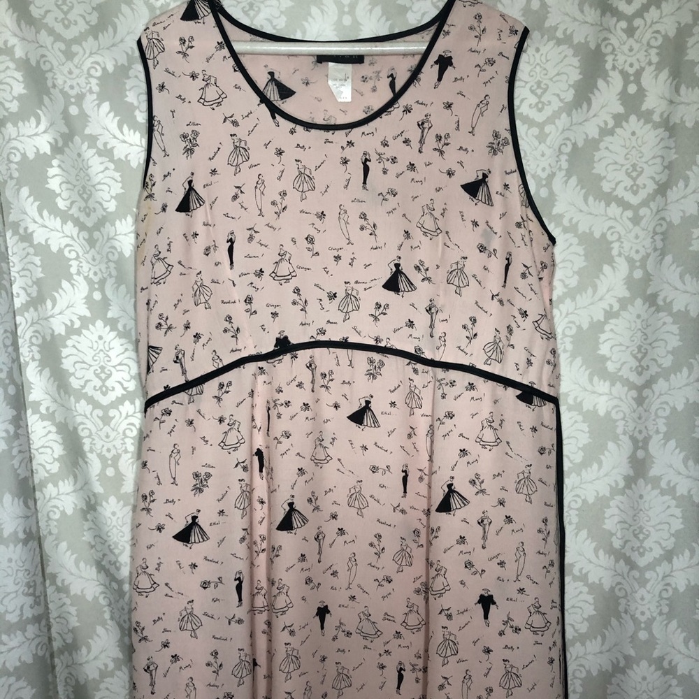 Olian Empire Waist Dress L